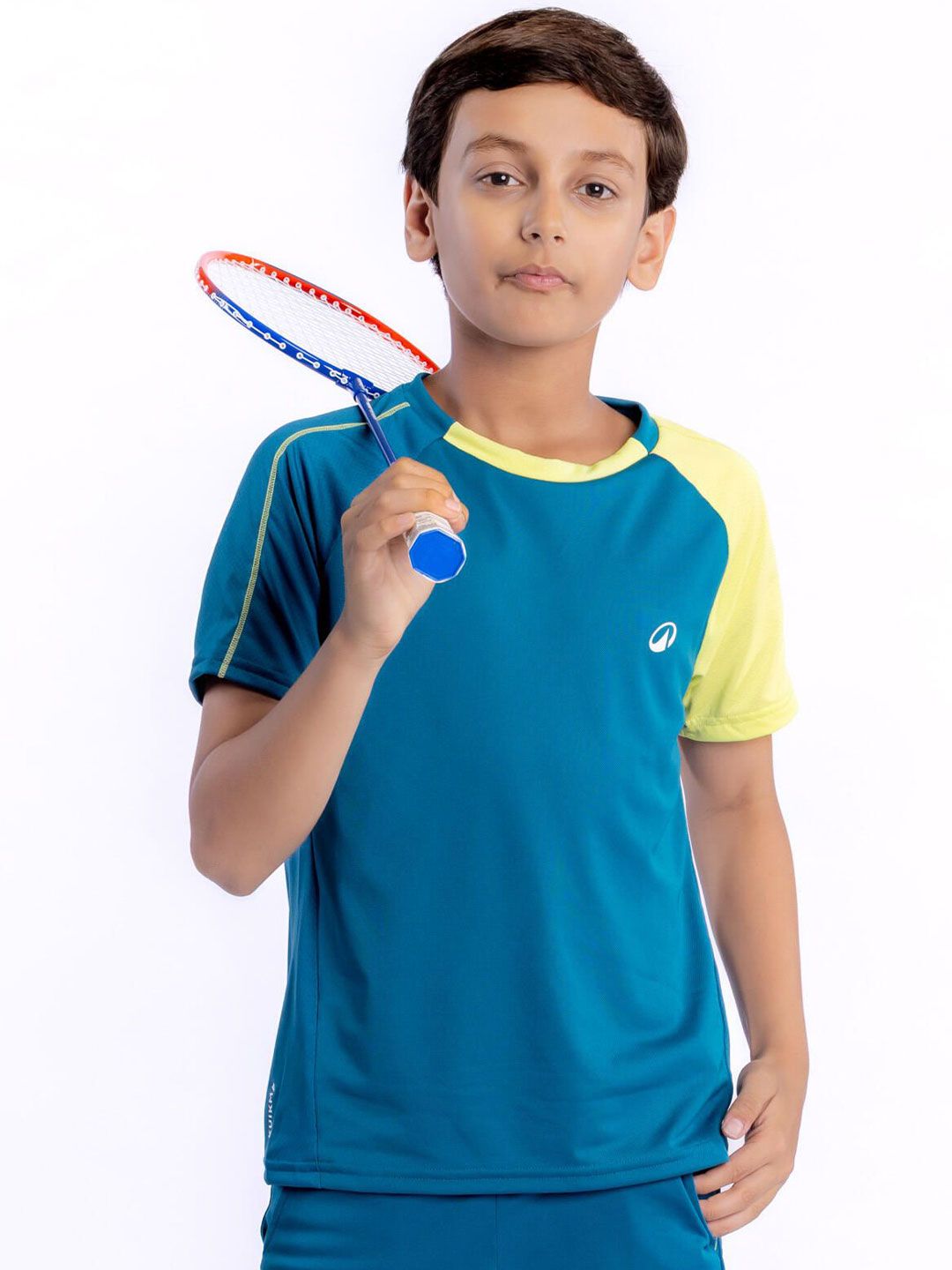Decathlon Decathlon Kuikma - Boys Blue 530 JR Moisture Managing Badminton T-Shirt