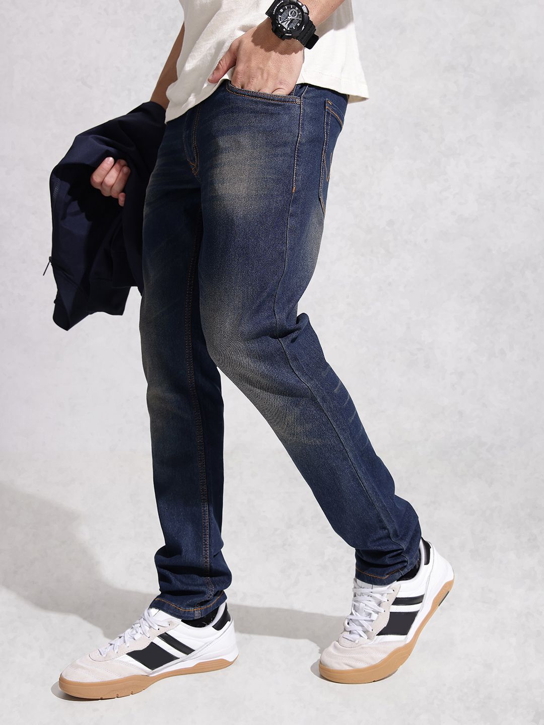 WROGN WROGN Men Slim Fit Stretchable Jeans