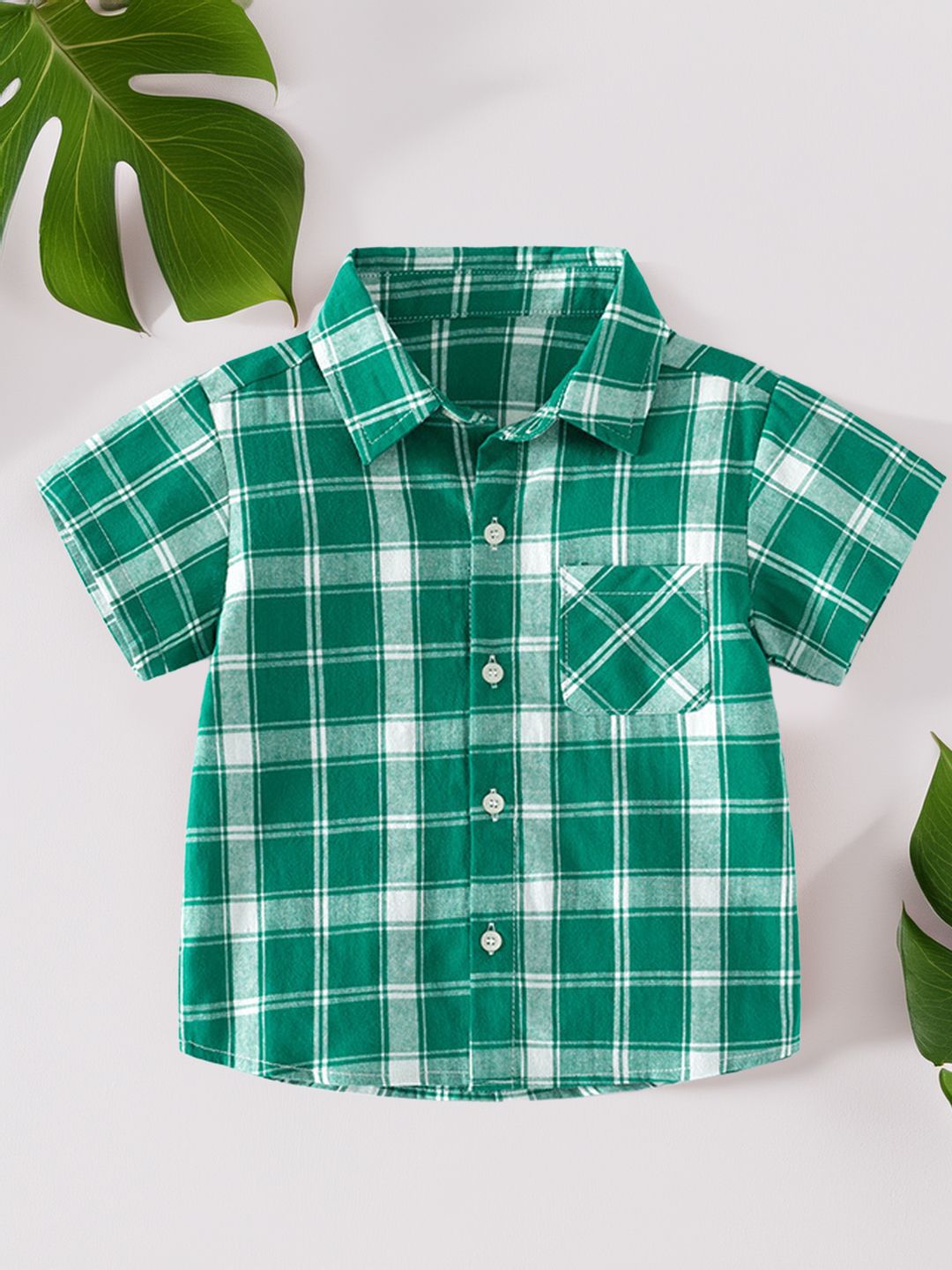 Xsole Boys Checked Casual Shirt