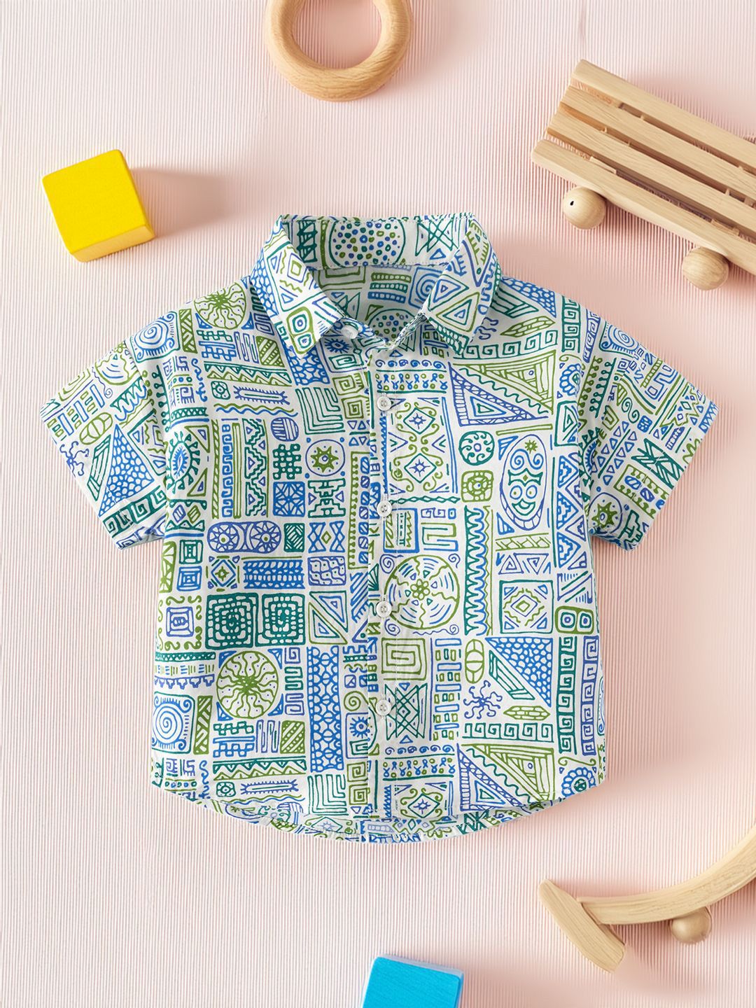 Xsole Boys Printed Casual Shirt