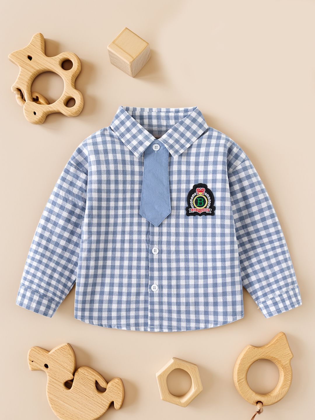 Xsole Boys Checked Casual Shirt