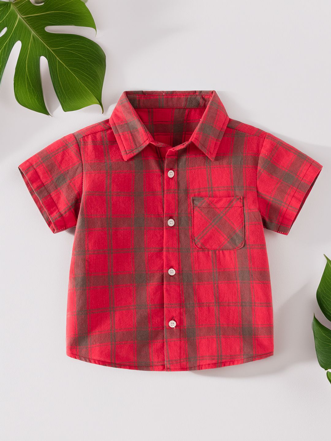 Xsole Boys Checked Casual Shirt