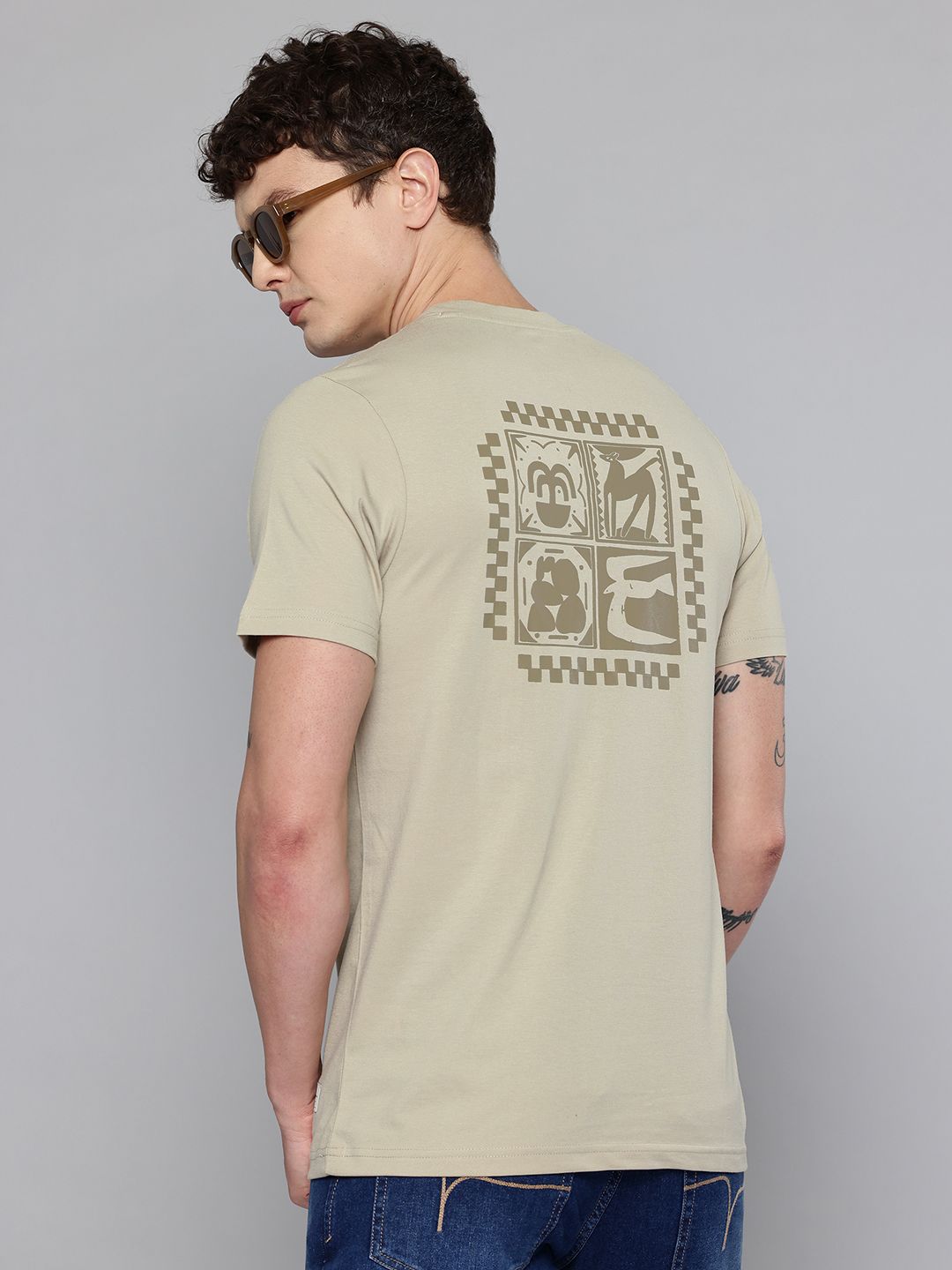Flying Machine Graphic Printed Regular Fit T-shirt