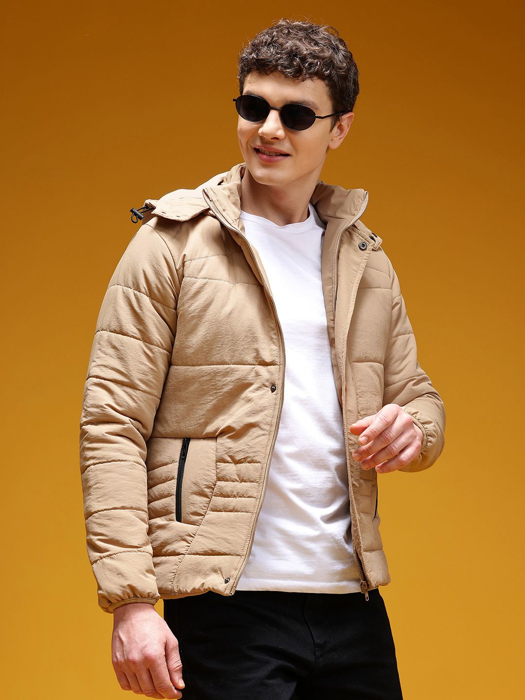 HERE&NOW Hooded Padded Jacket