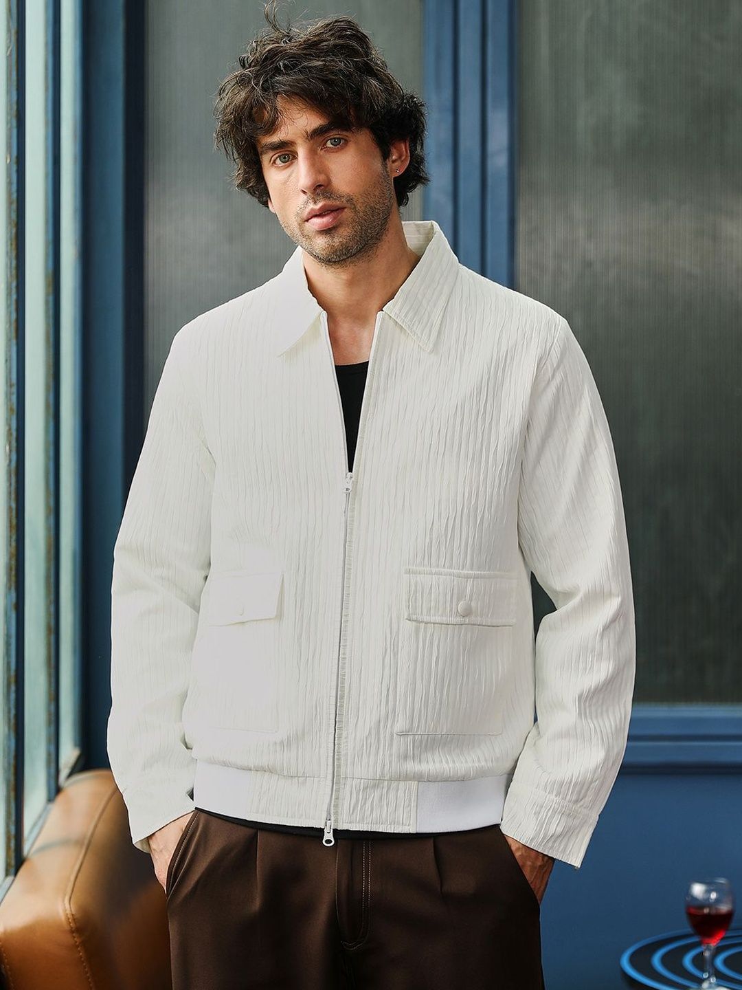 CAHOOT Spread Collar Lightweight Bomber Jacket