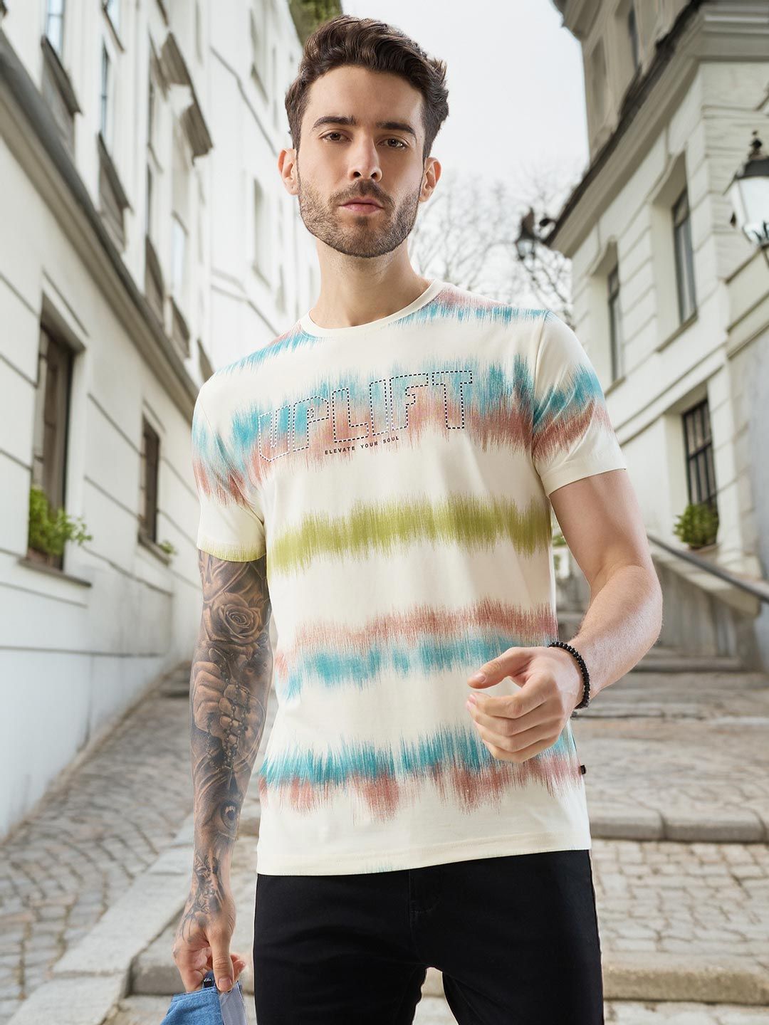 Status Quo Men Typography Printed T-shirt