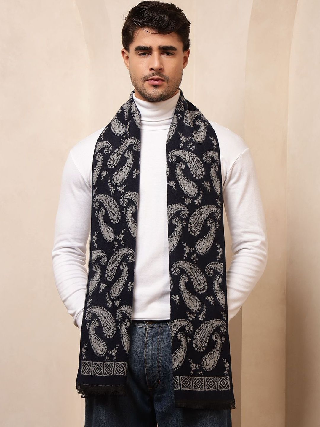 HANDICRAFT PALACE Men Reversible Muffler