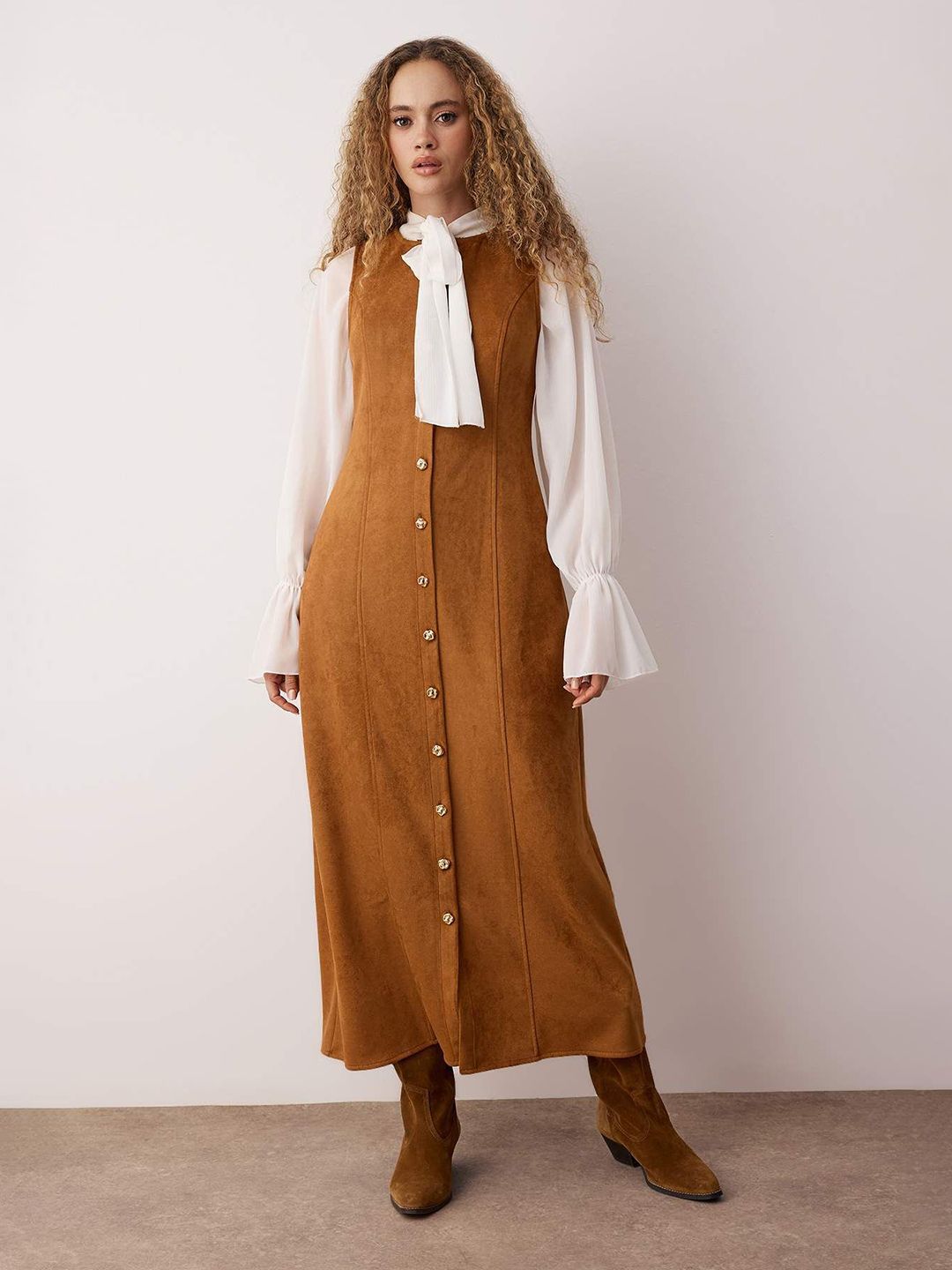 Trendyol Women Sleeveless Sheath Maxi Dress