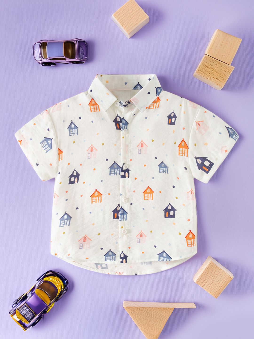 Xsole Boys Printed Casual Shirt