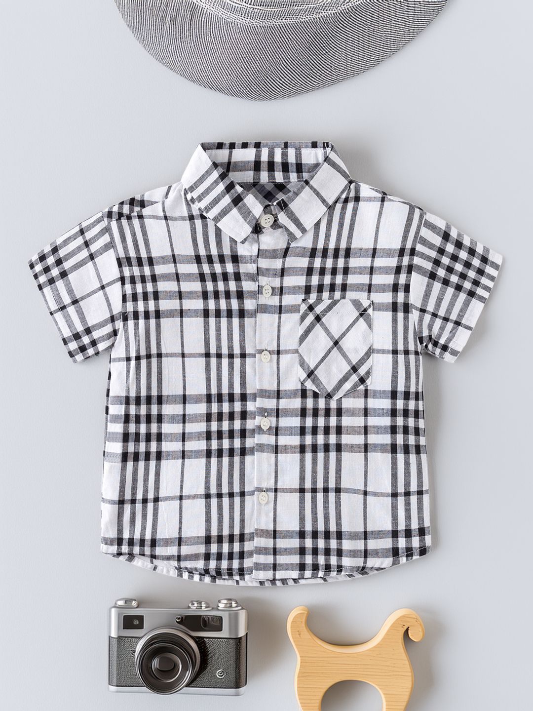 Xsole Boys Checked Casual Shirt