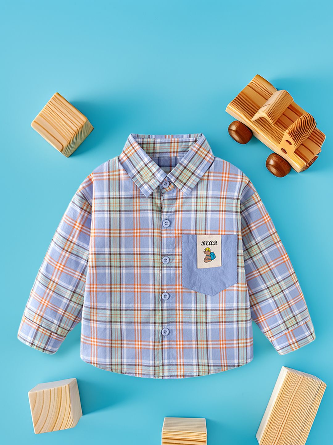 Xsole Boys Checked Casual Shirt