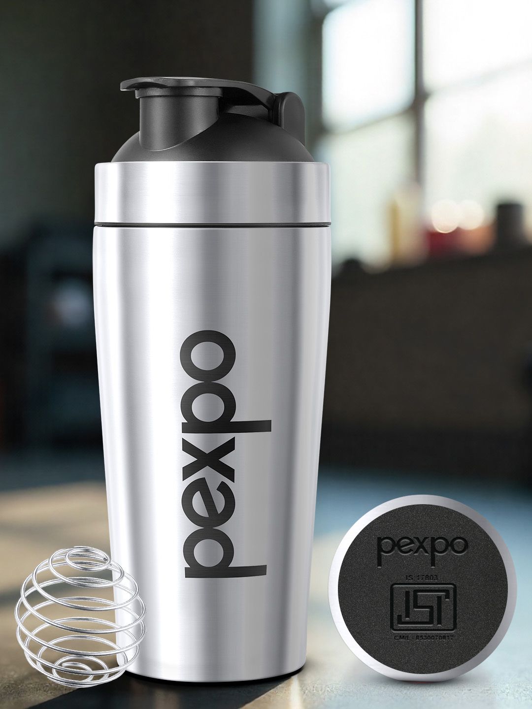 Buy Pexpo Kayo Plus Silver-Toned Stainless Steel Leakproof Single