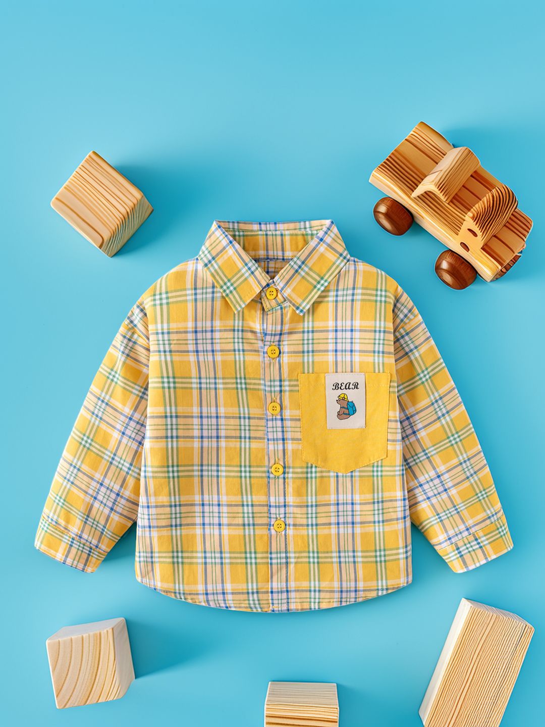 Xsole Boys Checked Casual Shirt