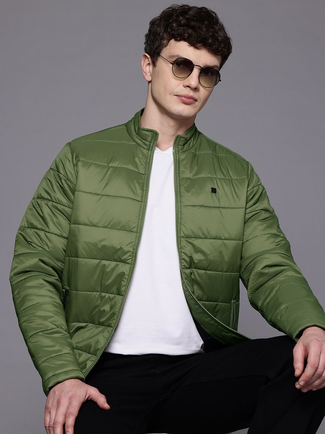Allen Solly Mock Collar Padded Jacket