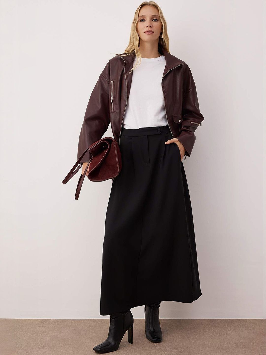 Trendyol Women A-Line Maxi Skirt