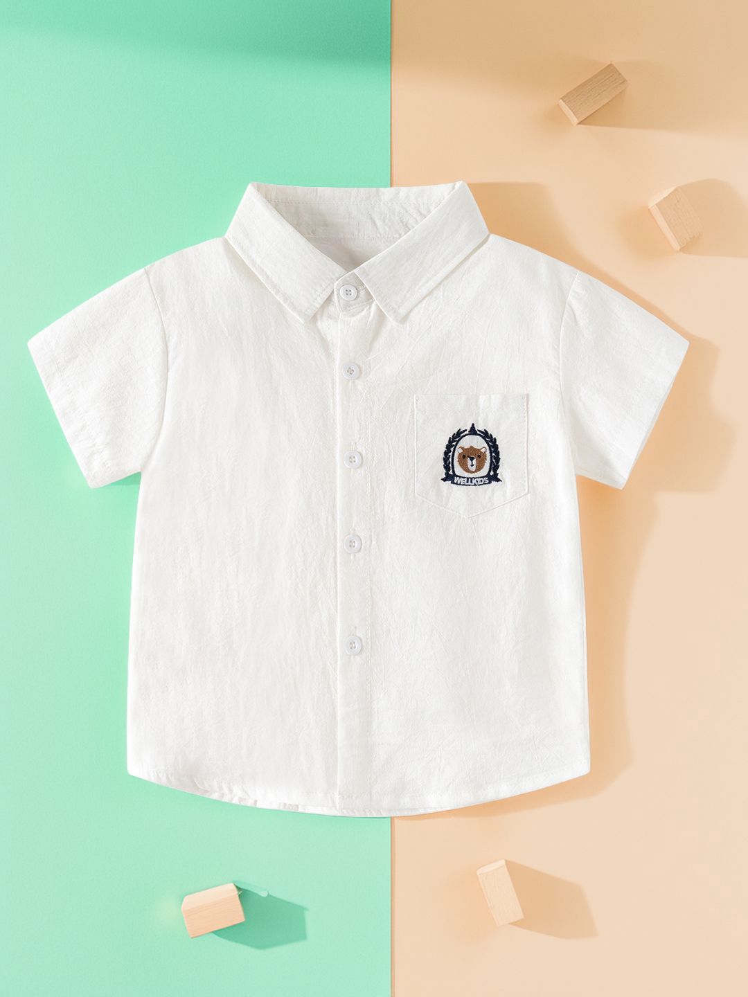 Xsole Boys Short Sleeves Regular Fit Casual Shirt