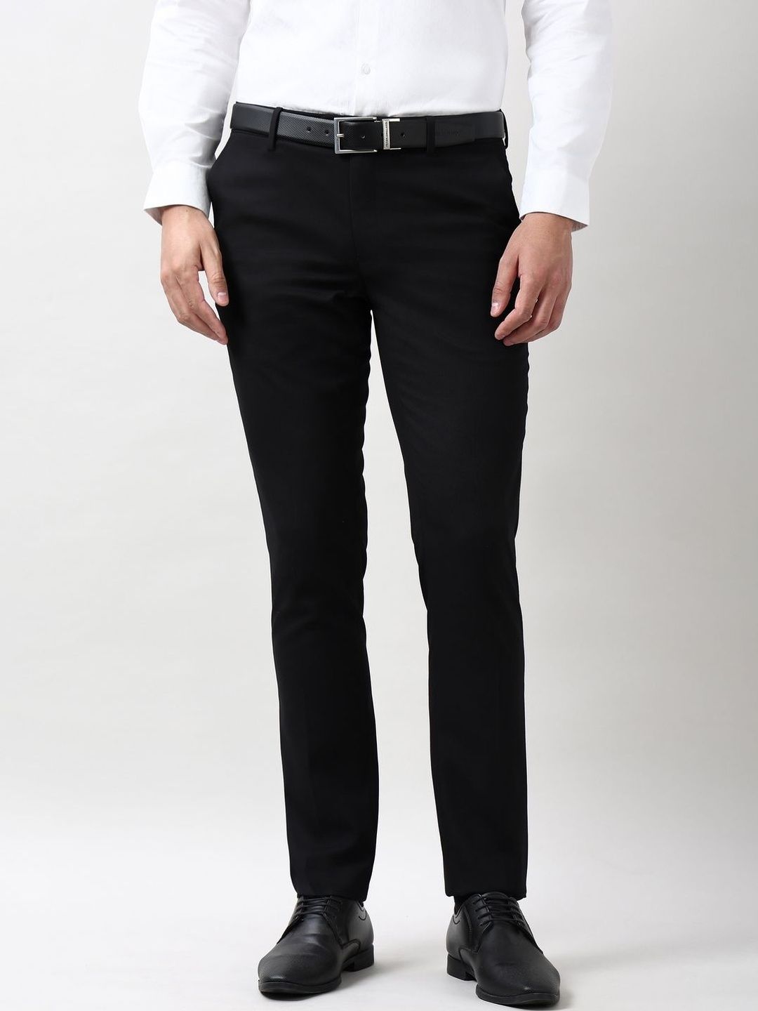 Peter England Elite Men Slim Fit Trousers