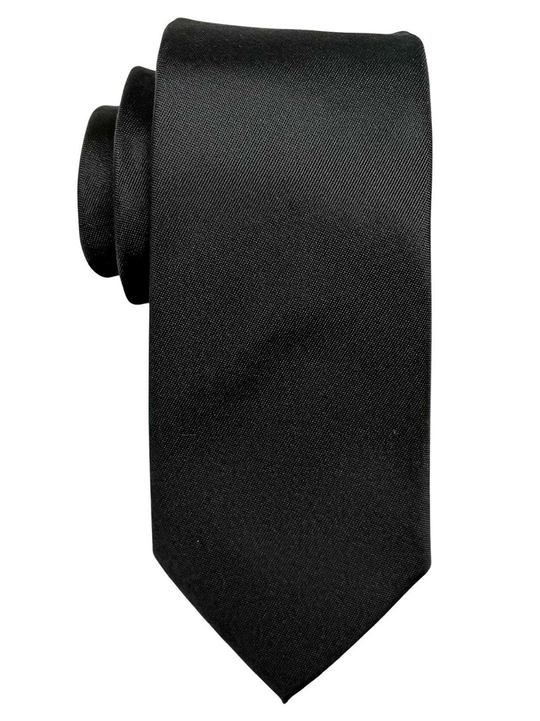 The Tie Hub Men Solid Microfiber Necktie Broad Tie
