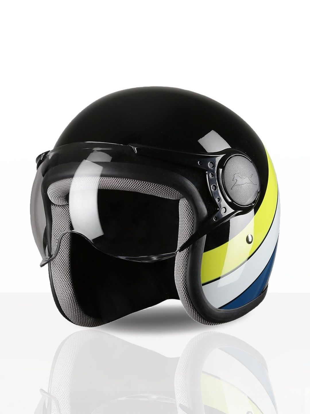 TVS Unisex Cruisetown Open Face Lightweight Helmet DOT & ISI Certified