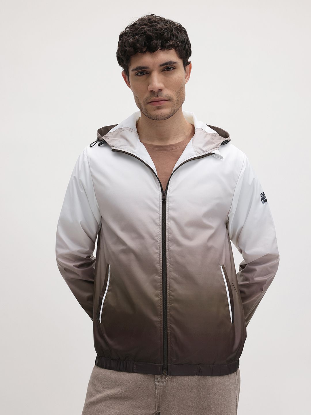 The Roadster Life Co. Ombre Dyed Hooded Tailored Jacket