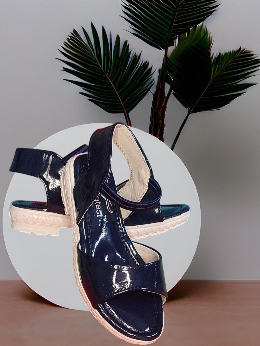 NEW LATEST Girls Open Toe Flats With Backstrap