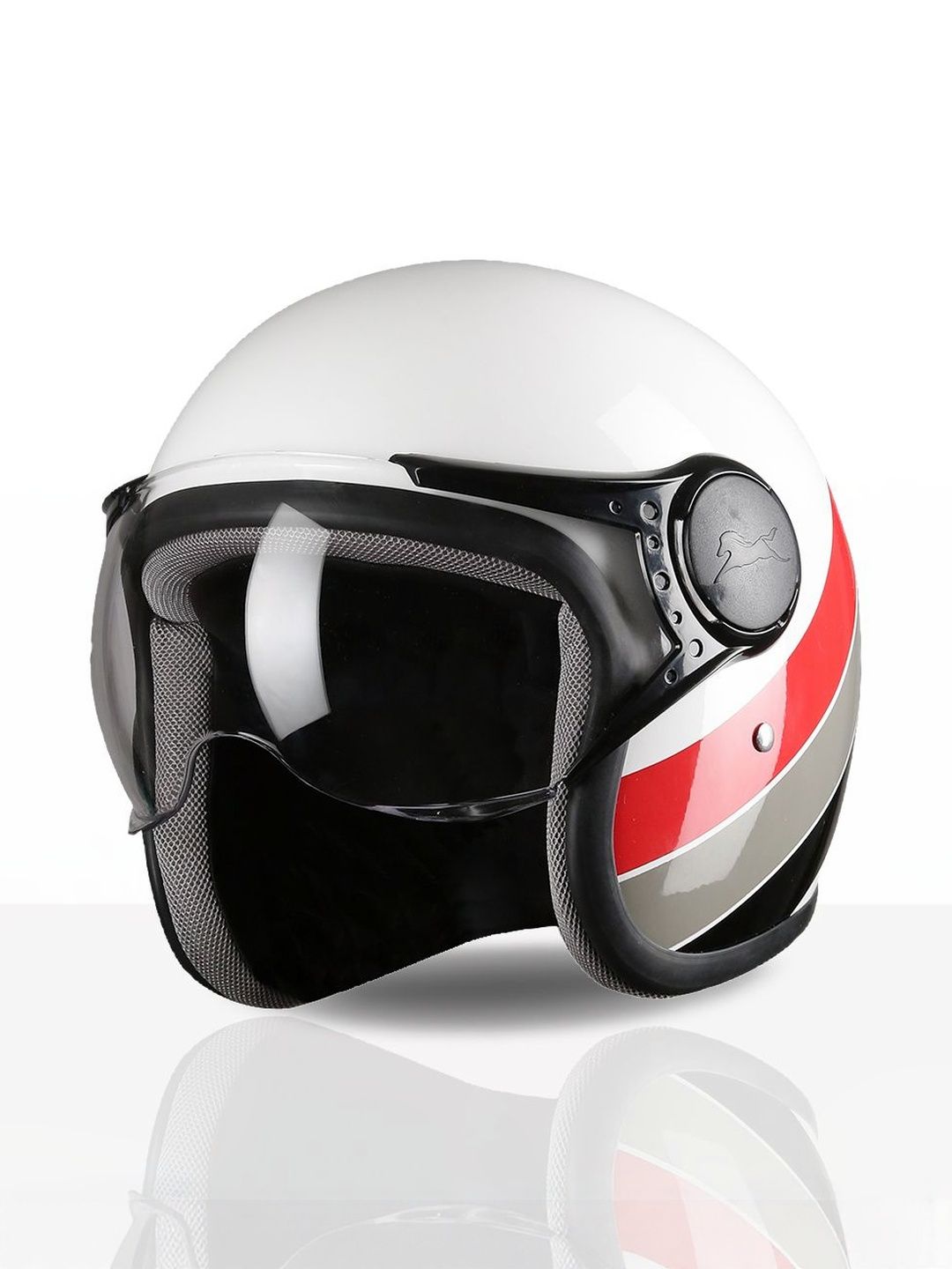 TVS Unisex Cruisetown Open Face Lightweight Helmet DOT & ISI Certified