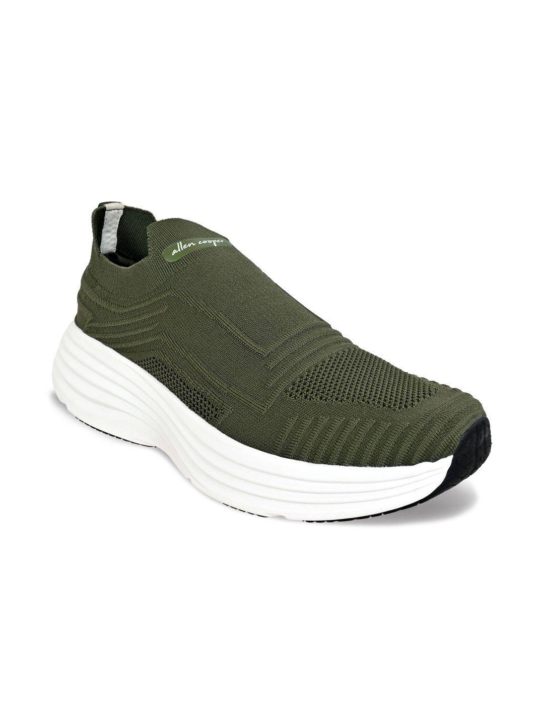 Allen Cooper Men Mesh Slip On Walking Non-Marking Shoes