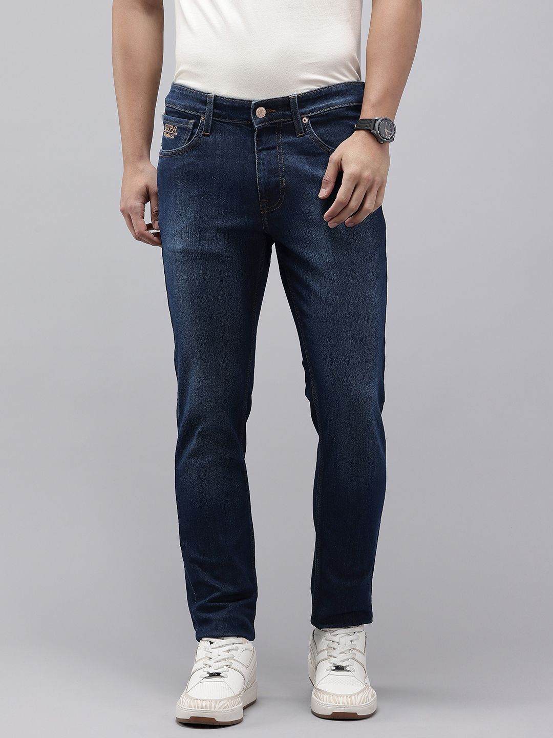 U.S. Polo Assn. Denim Co. Men Brandon Slim Tapered Fit Stretchable Jeans