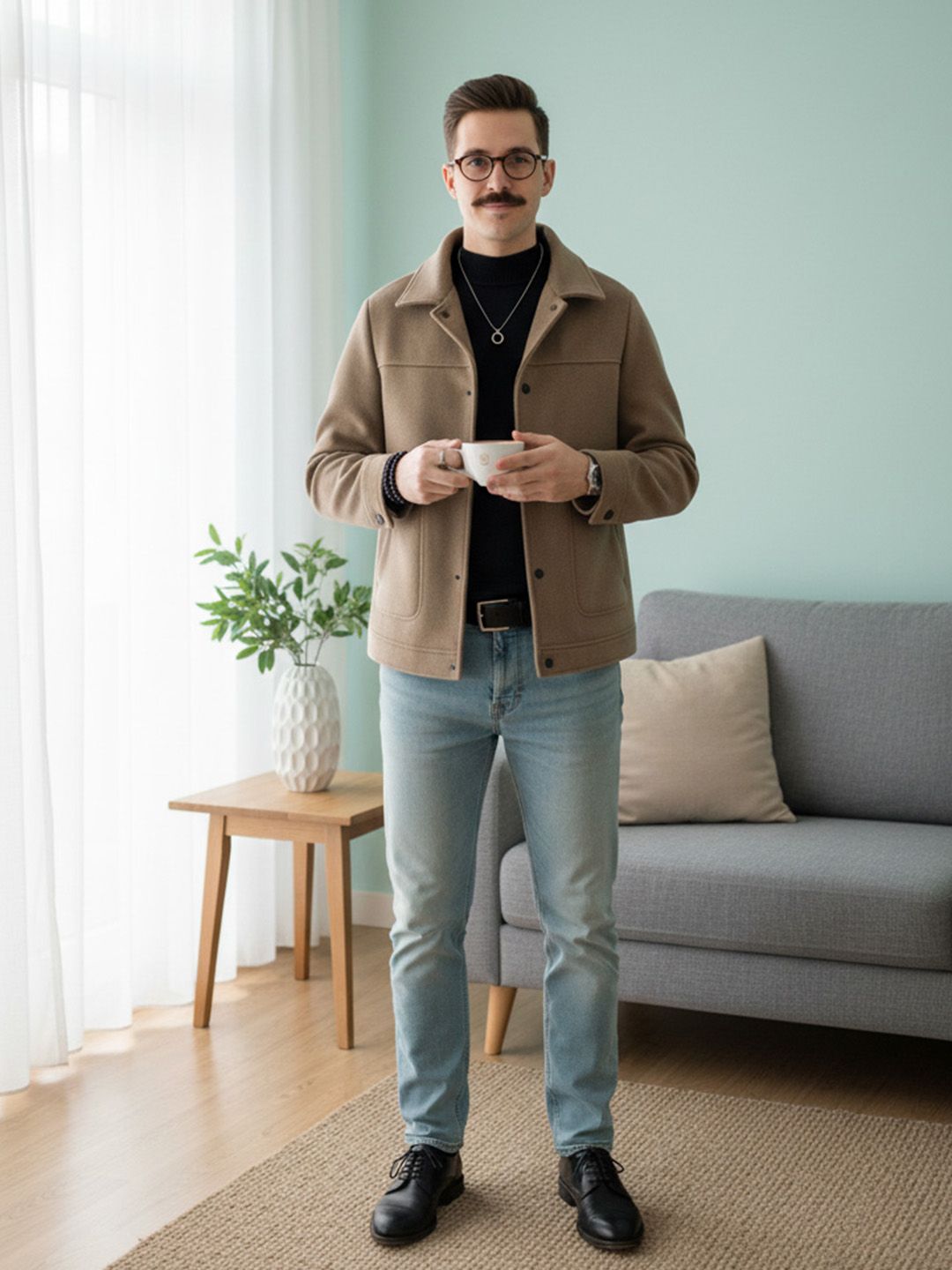 Mast & Harbour Men Solid Tailored Jacket