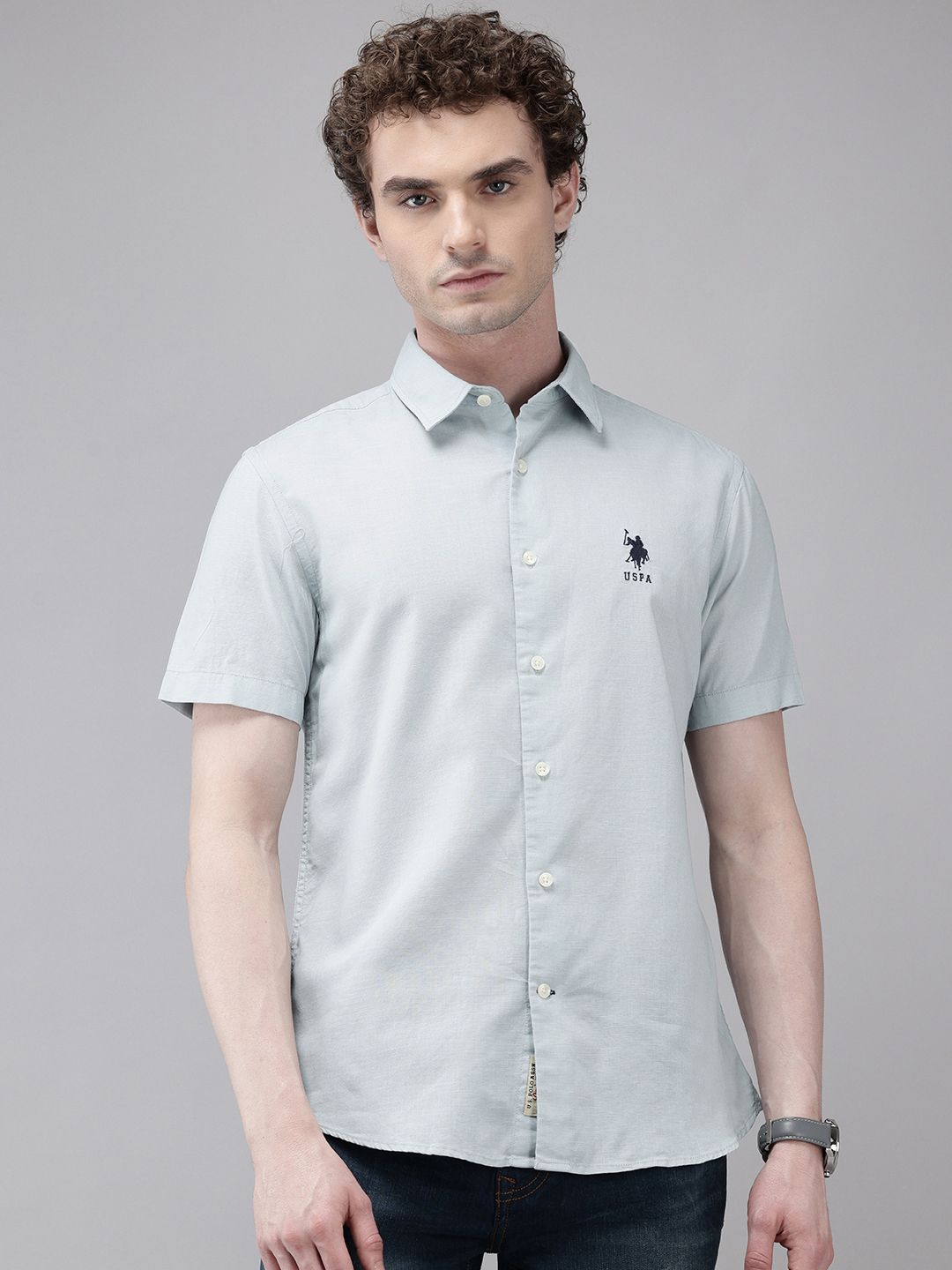 U.S. Polo Assn. Denim Co. Pure Cotton Casual Shirt