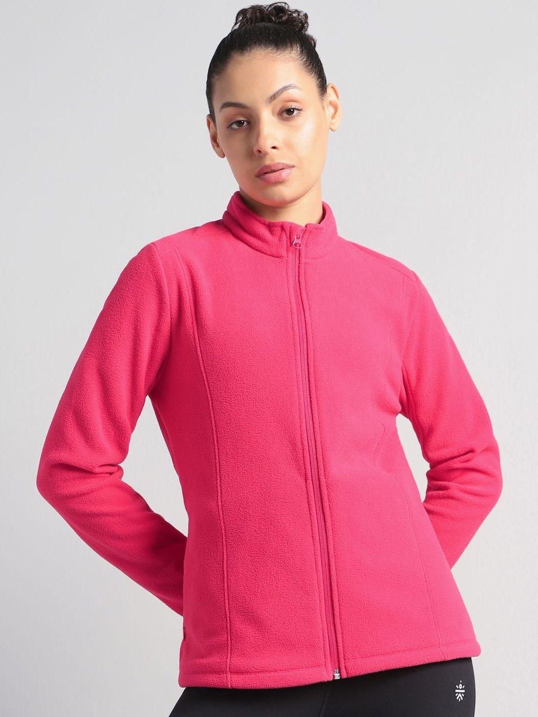 CULT Women Pink Performance Pro Training Fleece Jacket
