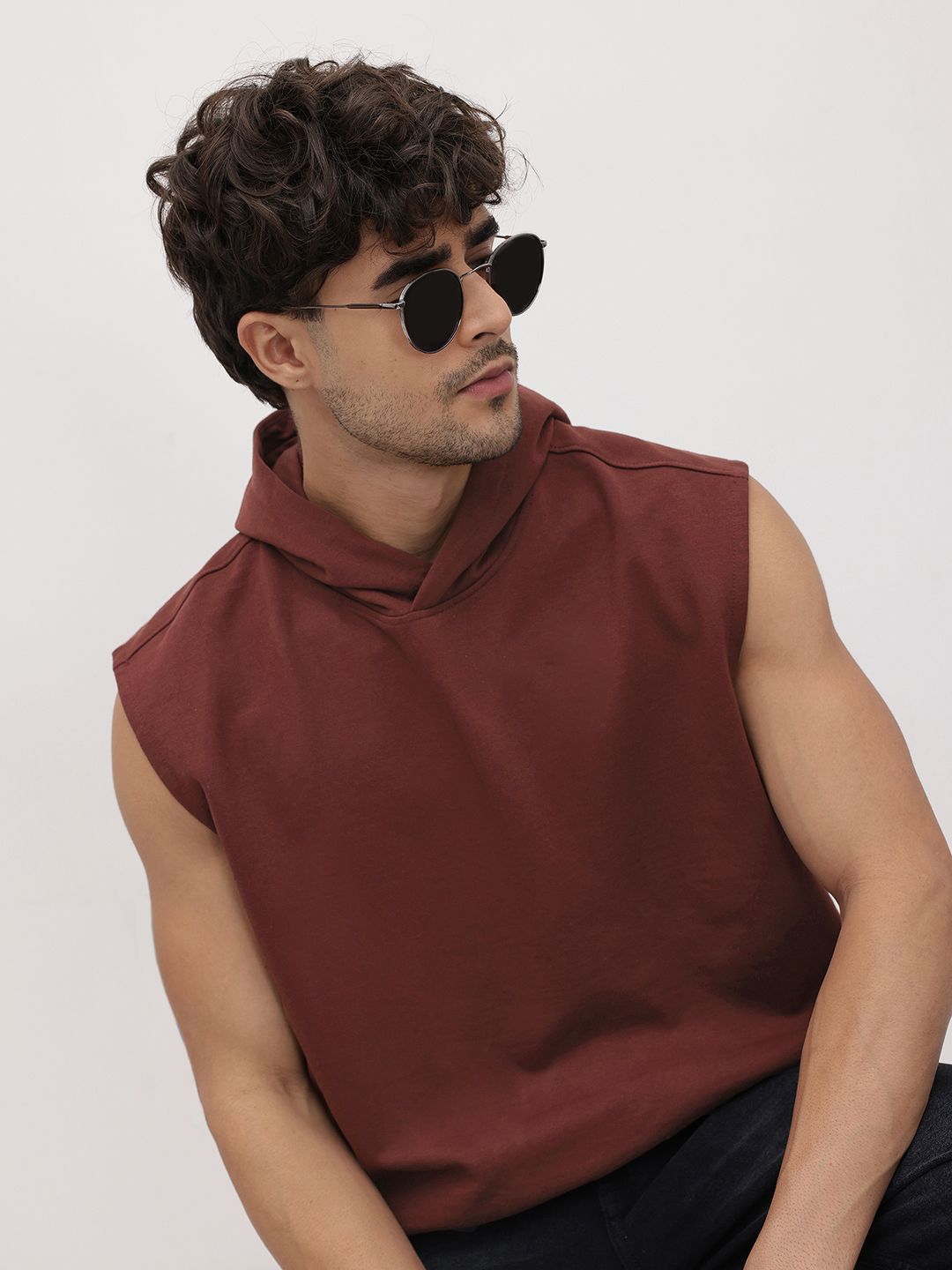 The Roadster Life Co. Hooded Sleeveless Sweatshirt