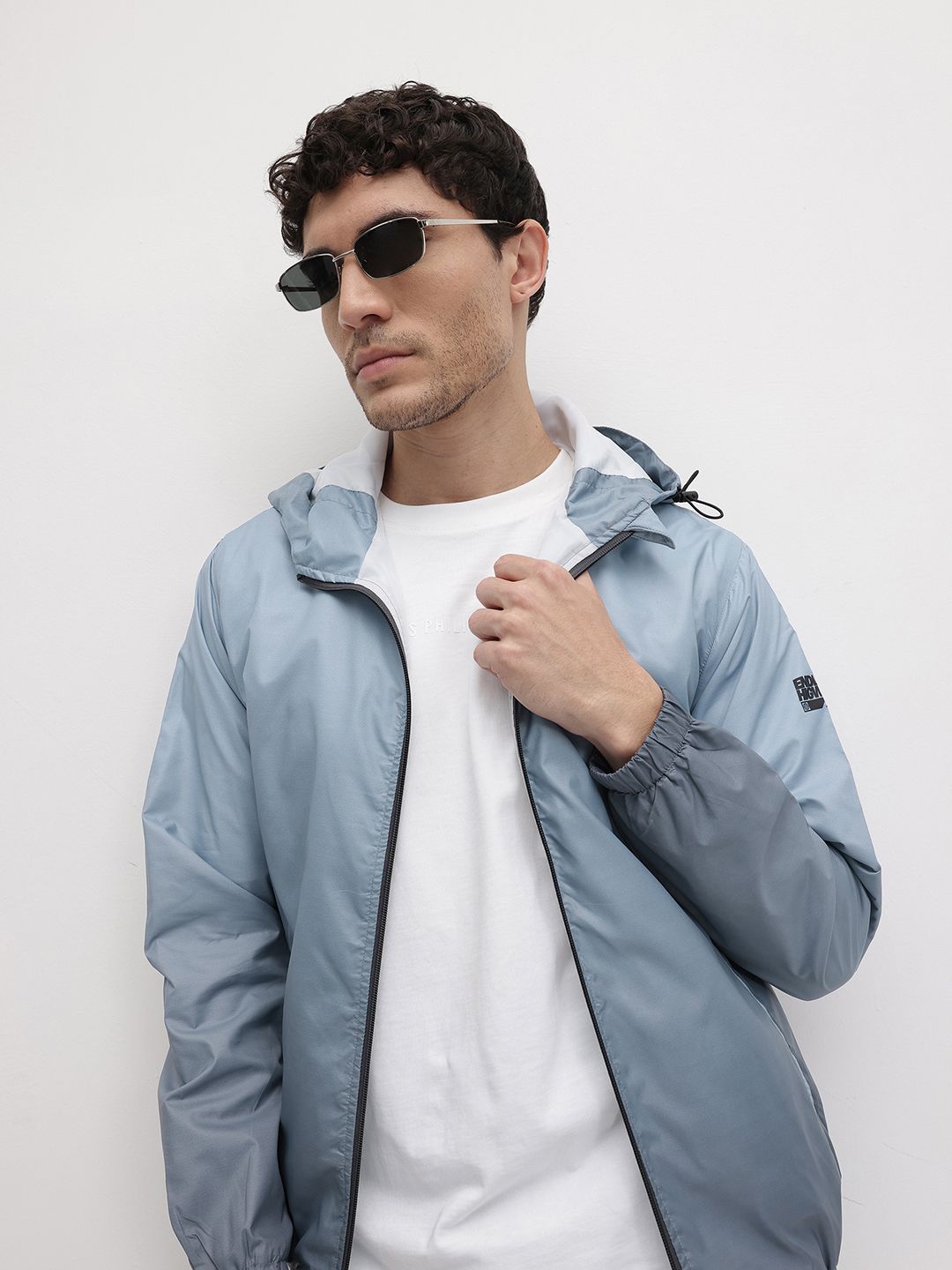 The Roadster Life Co. Ombre Dyed Hooded Tailored Jacket