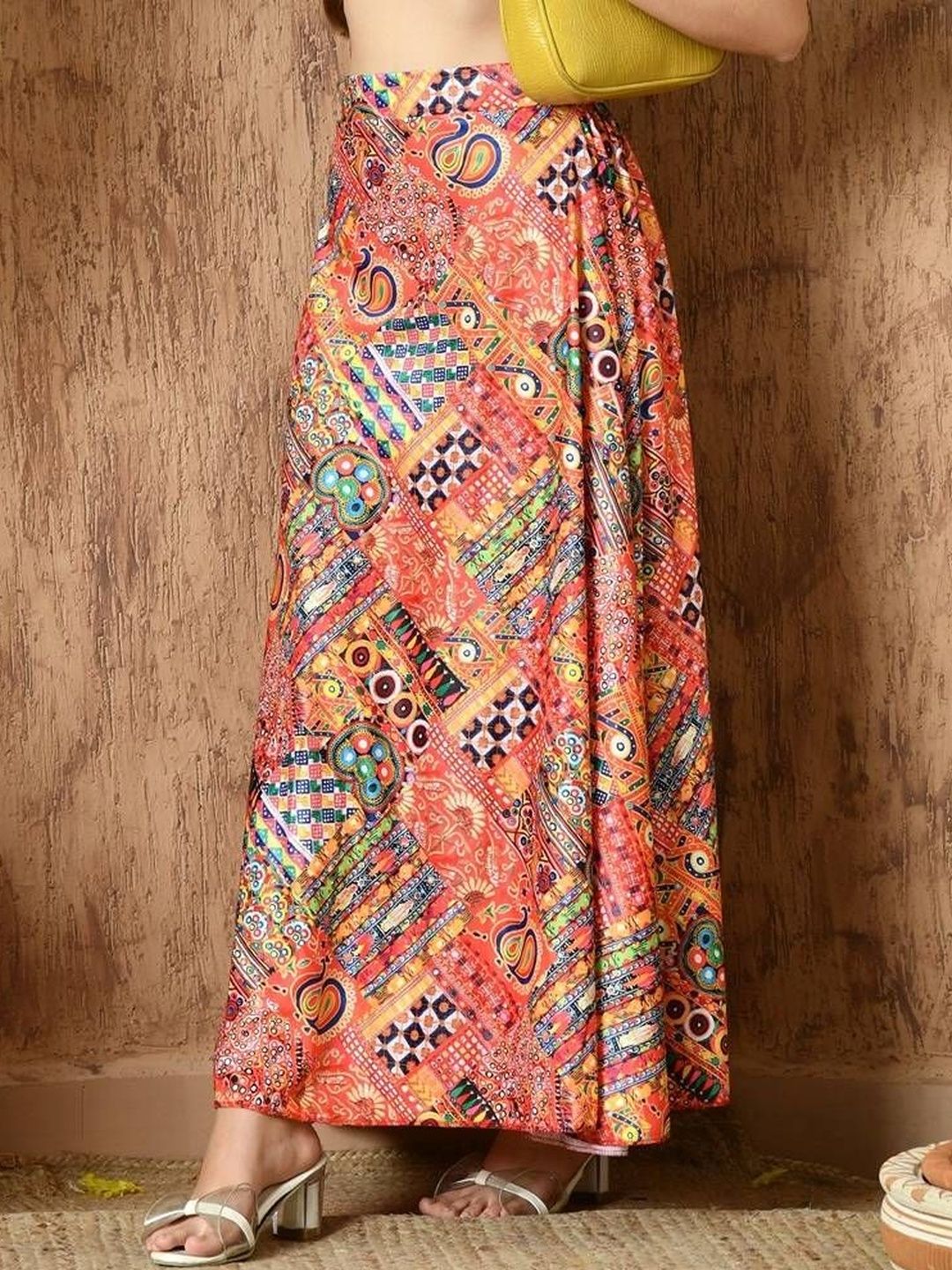 Buy Vagisha Women Printed Soft Fabric Maxi Flared Skirt - Skirts