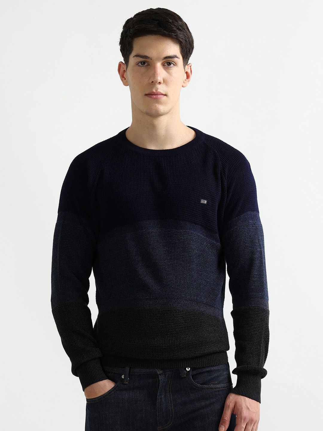 Arrow Sport Men Colourblocked Pullover