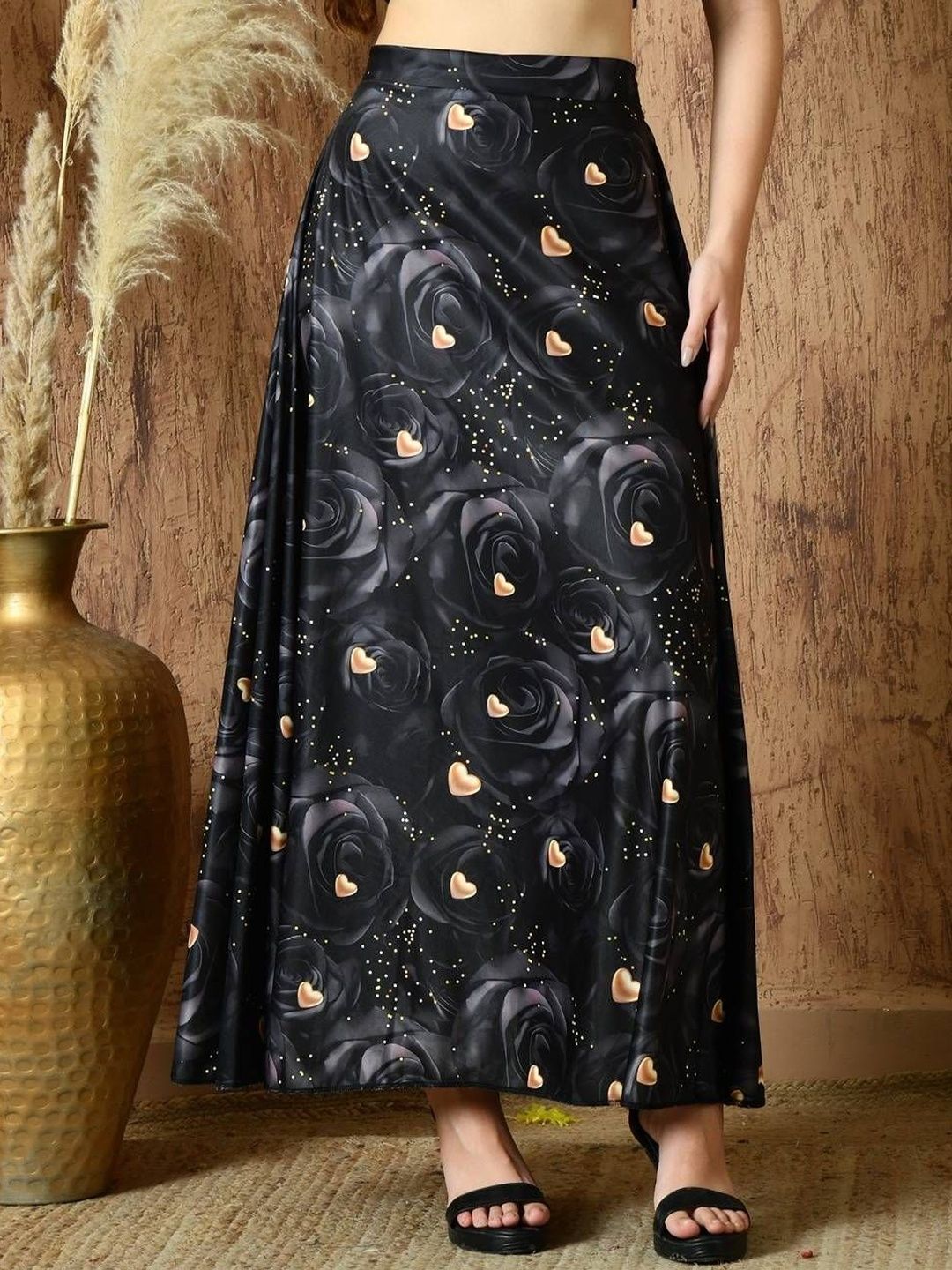 Buy Vagisha Paisley Printed Flared Maxi Skirt - Skirts for Women