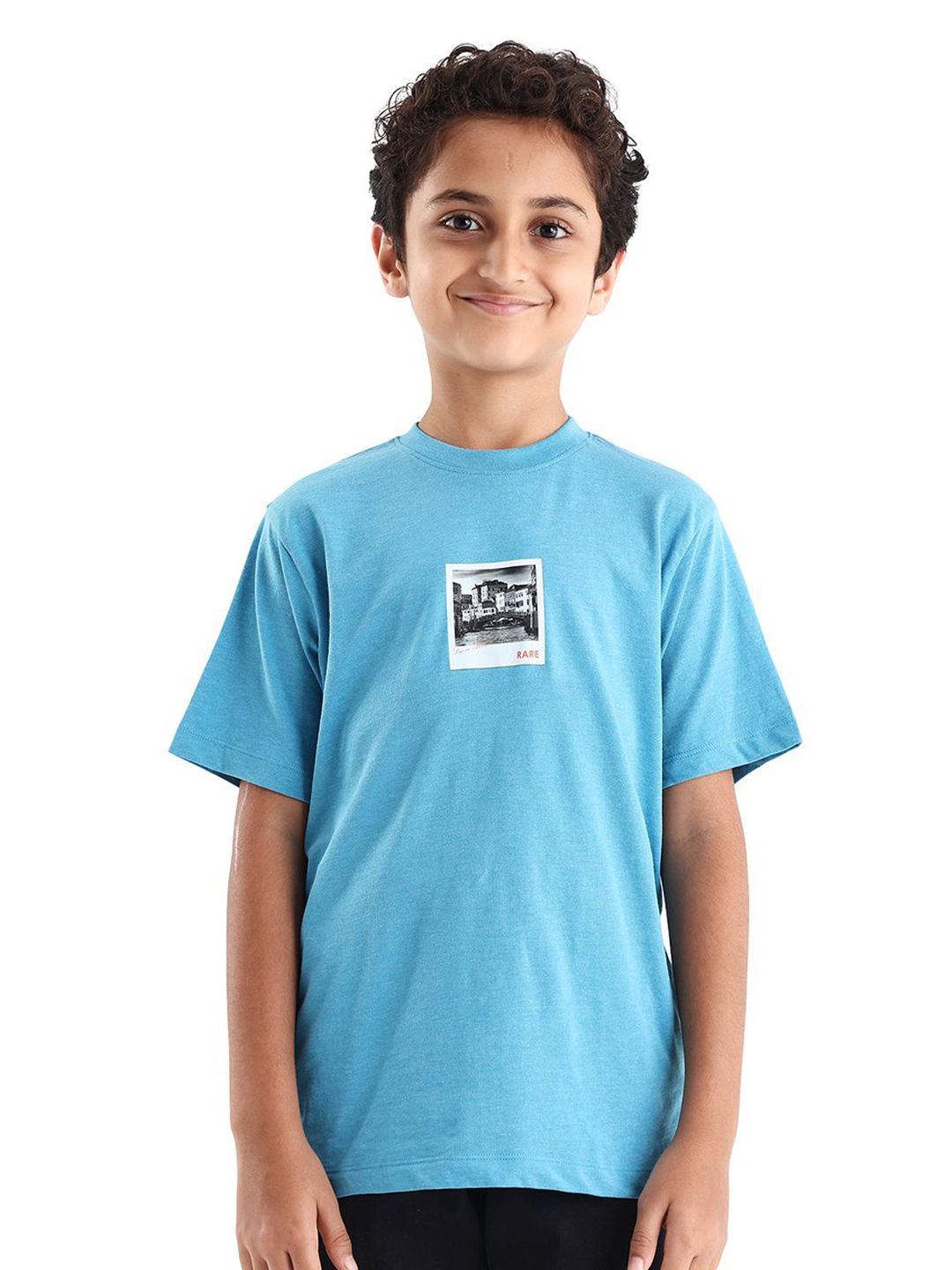 RARE ONES Boys Cotton Printed T-shirt