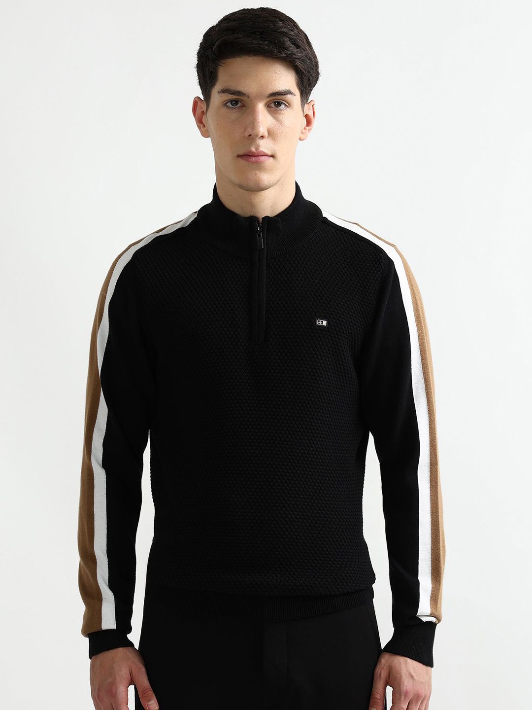 Arrow Sport Men Colourblocked Pullover