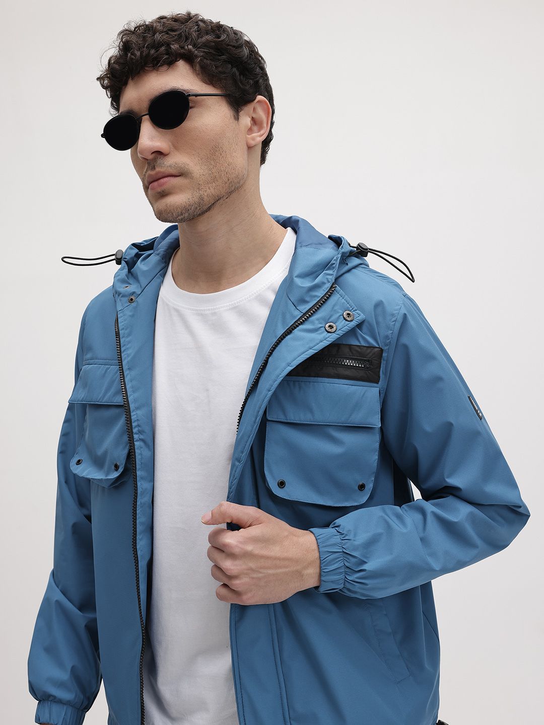The Roadster Life Co. Hooded Tailored Jacket with Box Pockets