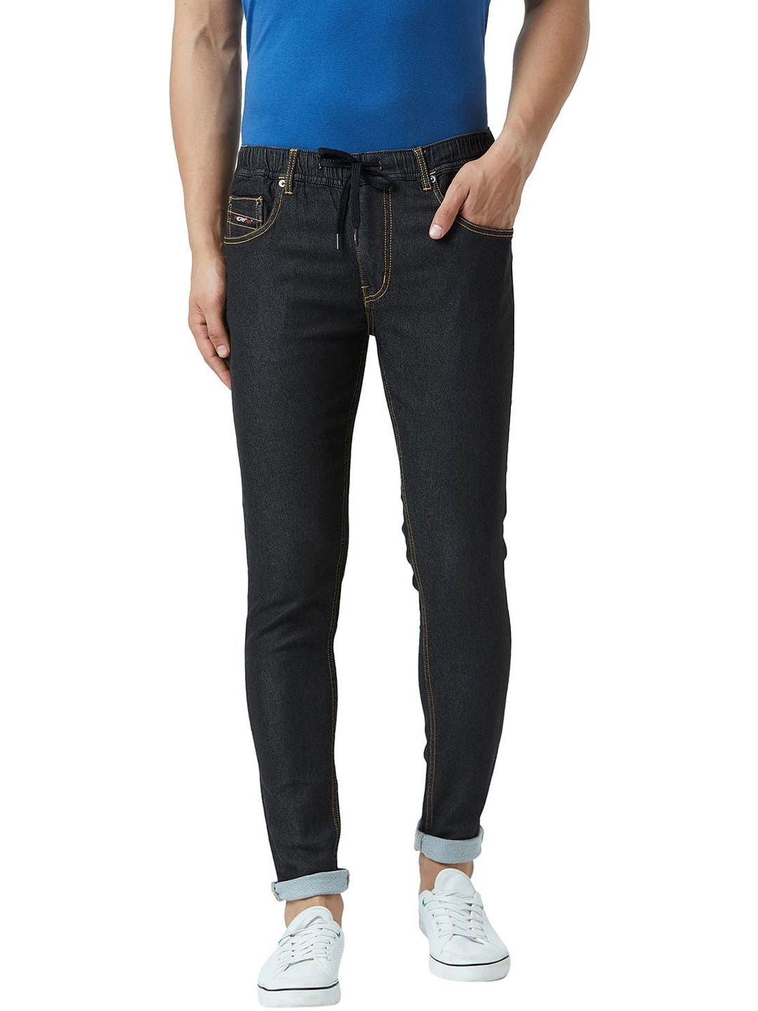 PERF Men Jean Regular Fit Mid-Rise Jeans