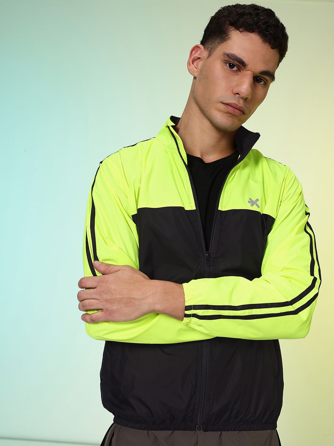 HRX by Hrithik Roshan Colourblocked Running Sporty Jacket