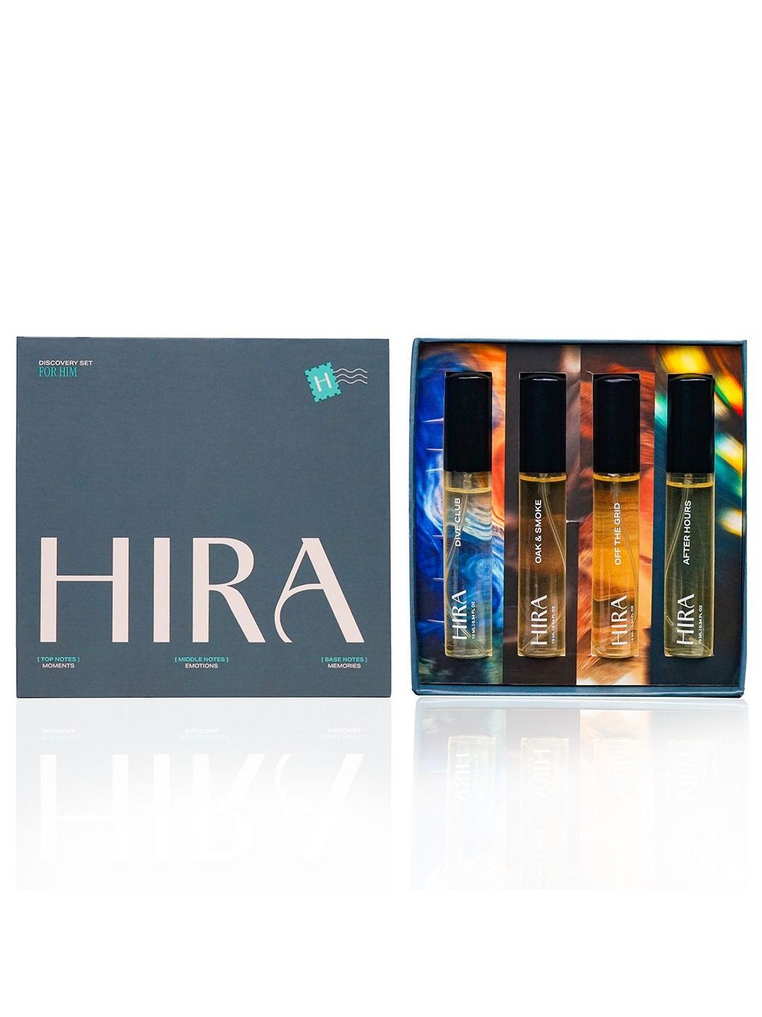 HIRA Discovery Men Set of 4 Premium Fragrances - 10ml Each