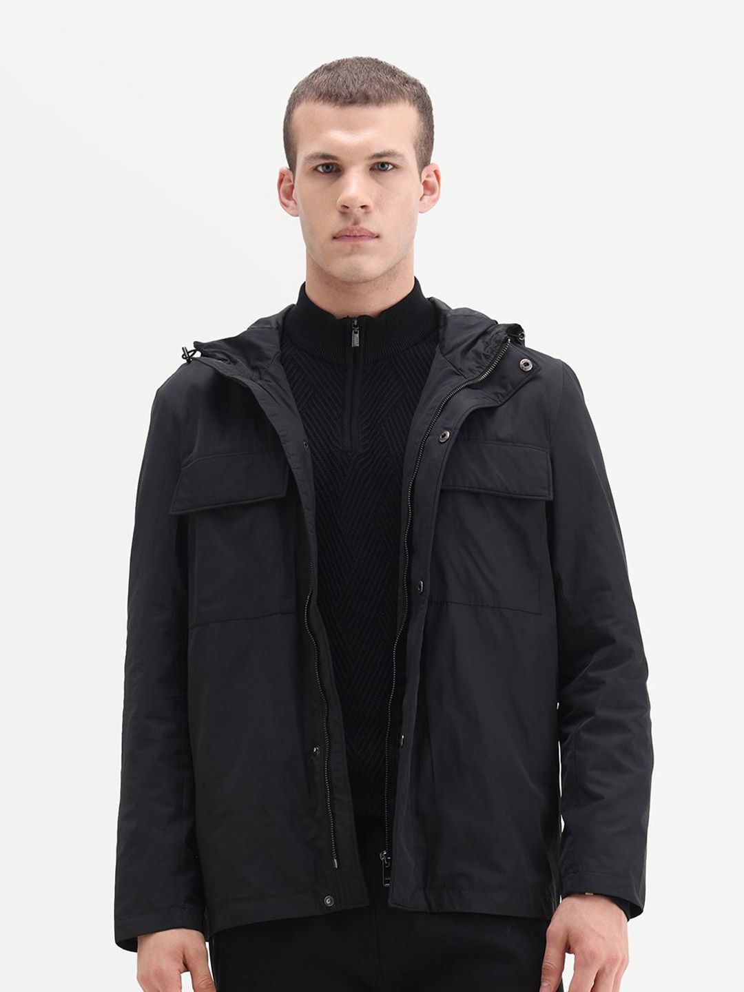 RARE RABBIT Boqi Men Crop Tailored Jacket