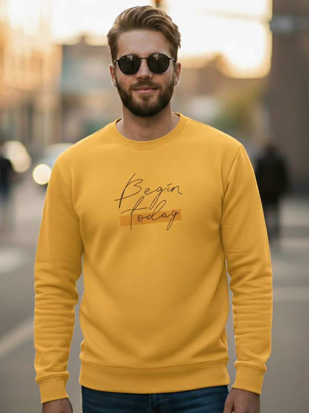 MACK JONNEY Men Printed Sweatshirt