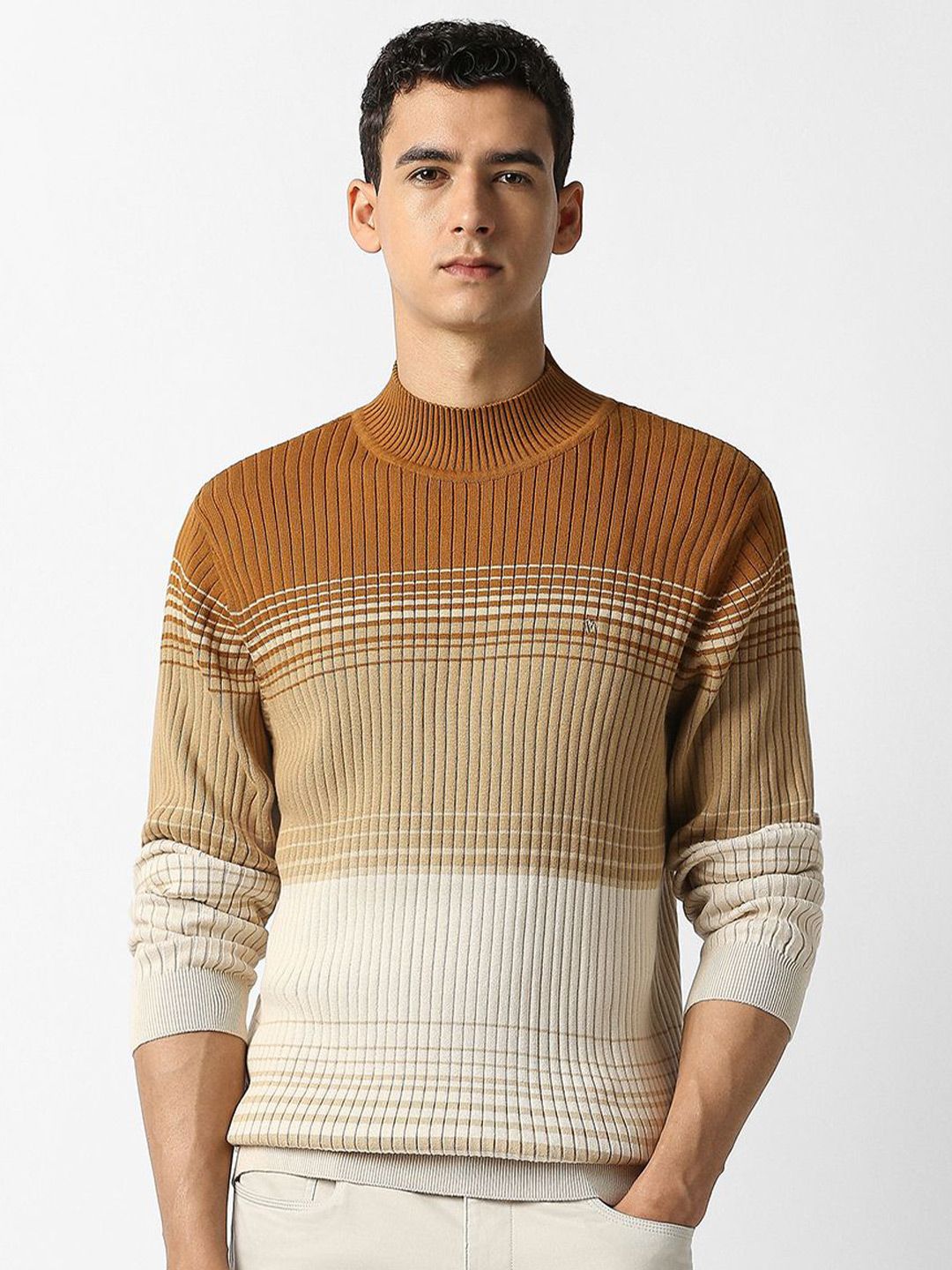 Van Heusen Men Striped Pullover