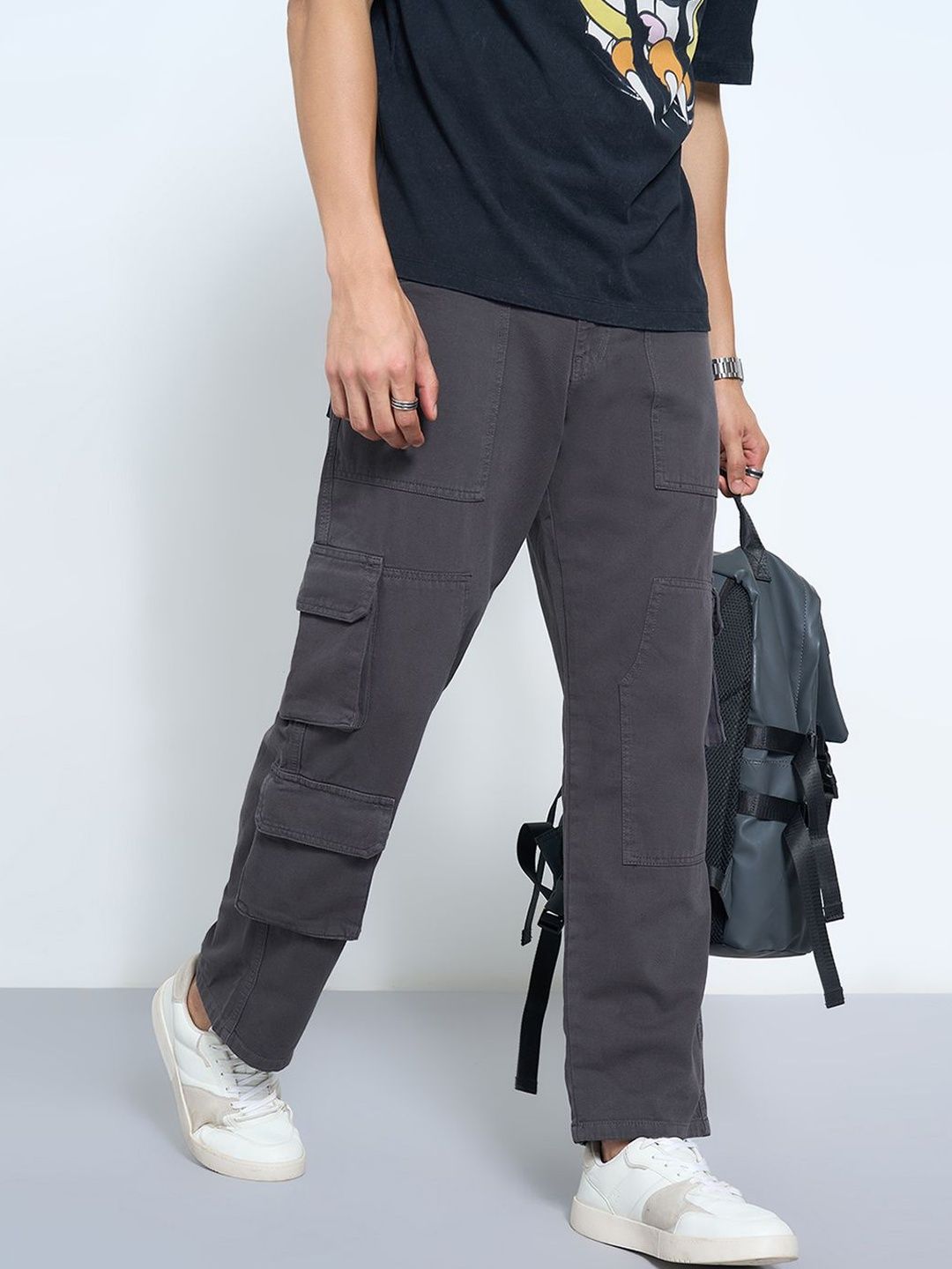SF JEANS by Pantaloons Men Flared Mid-Rise Jeans