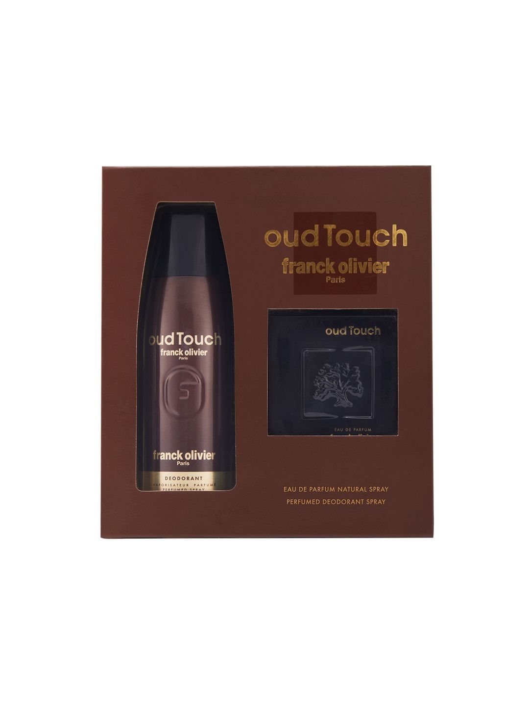 Franck Olivier Set Of 2 Oud Touch Eau de Parfum 100 ml With Deodorant 250 ml