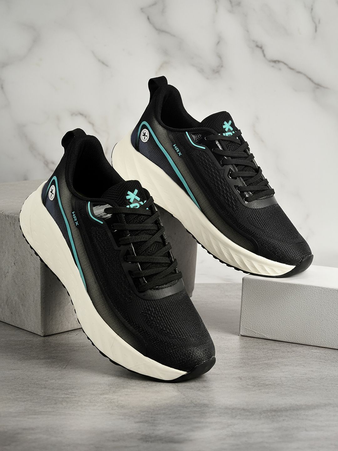Buy HRX by Hrithik Roshan Men Textile Non-Marking Running Shoes