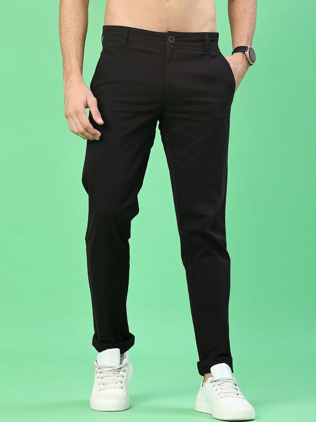 V-Mart Men Slim Fit Chinos Trousers