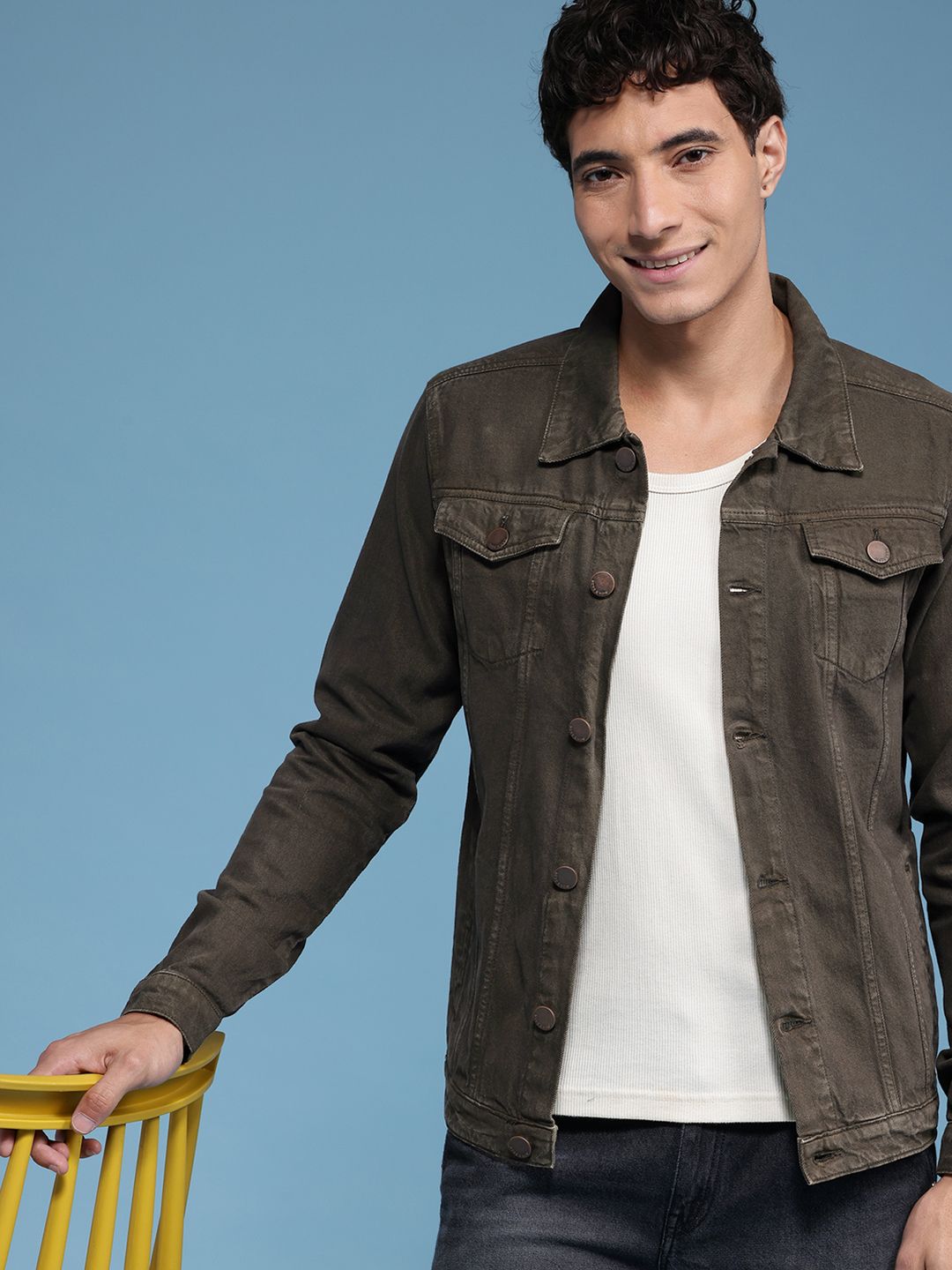 HERE&NOW Pure Cotton Denim Jacket